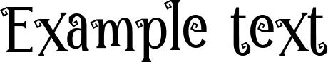 Image preview of font Hallo Monsta