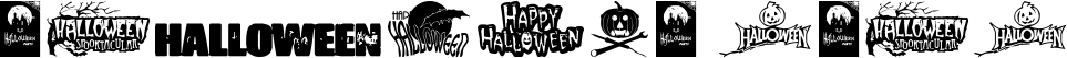Image preview of font Halloween Logo