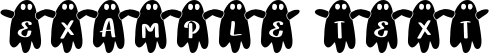 Image preview of font Hantu