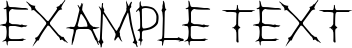 Image preview of font HeavenGate