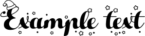 Image preview of font Hello Christmas