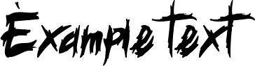 Image preview of font HisteriA