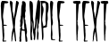 Image preview of font Horror Hotel