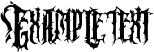 Image preview of font Horror Korpus