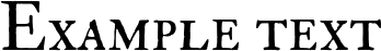 Image preview of font IM Fell Double Pica SC