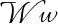 Preview of letter W in font Italianno