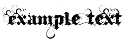 Image preview of font Ithornët
