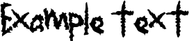 Image preview of font JagedEdge
