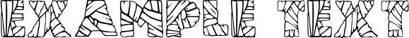 Image preview of font JMH Mummy