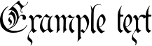 Image preview of font Kanzler