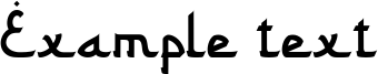 Image preview of font Khalid