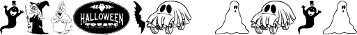 Image preview of font KiddyHalloween