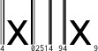 Image preview of font Libre Barcode EAN13 Text