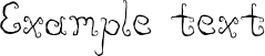 Image preview of font Like Cockatoos Bold