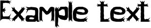 Image preview of font little monster