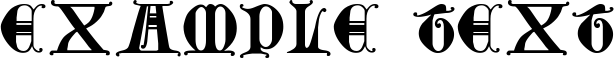 Image preview of font Lubeck