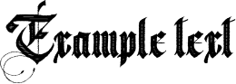 Image preview of font Magnific Chaos
