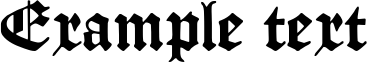 Image preview of font ManuskriptGotisch