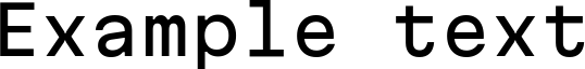 Image preview of font Martian Mono