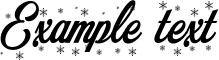 Image preview of font Merry Christmas Star