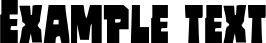 Image preview of font Mindless Brute Expanded