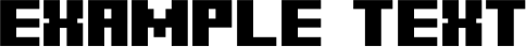 Image preview of font Minecraft Fifty Solid