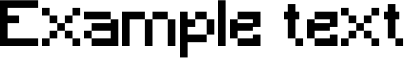 Image preview of font Minecraft