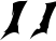 Preview of letter I in font Modern Thrash