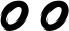 Preview of letter O in font Modern Thrash