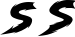 Preview of letter S in font Modern Thrash