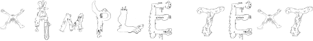 Image preview of font monstros