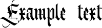 Image preview of font Morsten