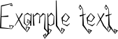 Image preview of font My Witcher