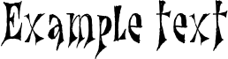 Image preview of font Nefarious