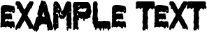 Image preview of font New Terror