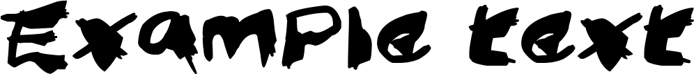 Image preview of font Nightmare Ink