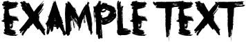 Image preview of font No Fear