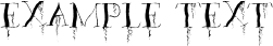 Image preview of font Organic Fear