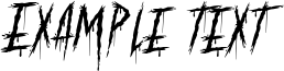 Image preview of font Overlord