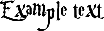 Image preview of font Parry Hotter