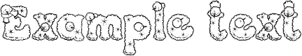Image preview of font PC Snowballs
