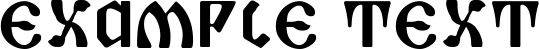 Image preview of font Piper Pie Leftalic