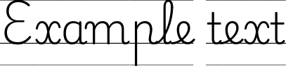 Image preview of font Playwrite ES Deco Guides