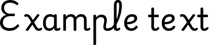 Image preview of font Playwrite HU