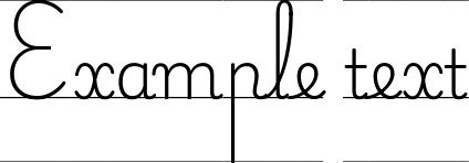 Image preview of font Playwrite ID Guides