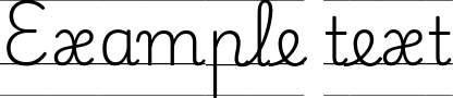 Image preview of font Playwrite IT Trad Guides
