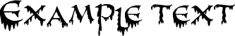 Image preview of font PR-Uncial Creepy