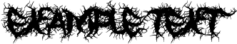 Image preview of font Raise the Dead