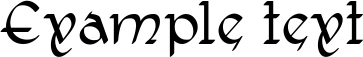 Image preview of font Rostock Kaligraph