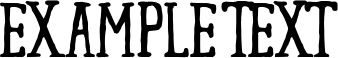 Image preview of font Scarynizo